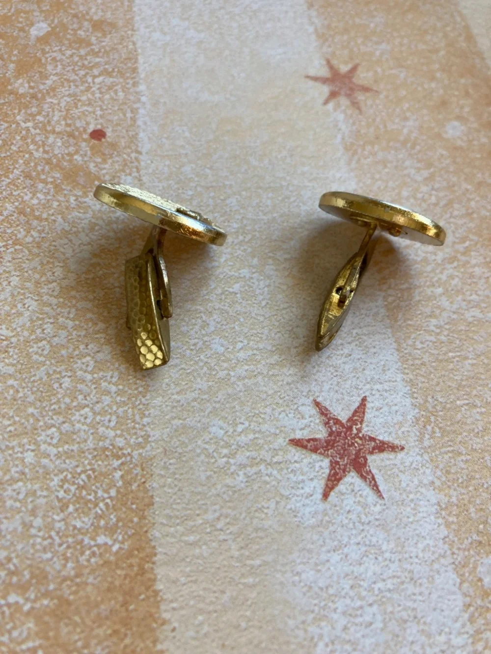 Cuff Links w/Rhinestone Embellishment